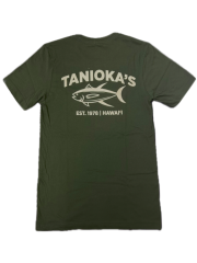 Tanioka's ESTABLISHED 1978 Adult T-Shirt Olive