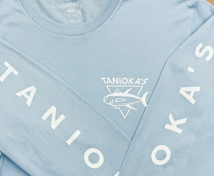 TANIOKA'S NEW Long Sleeve T-Shirt Baby Blue