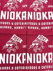 Tanioka's Poke Bowl Character T-Shirt Cardinal