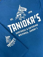 Tanioka's Poke Bowl Character T-Shirt Blue Cool