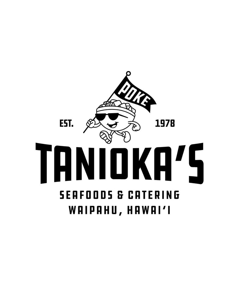 Tanioka's Poke Bowl Character T-Shirt Black