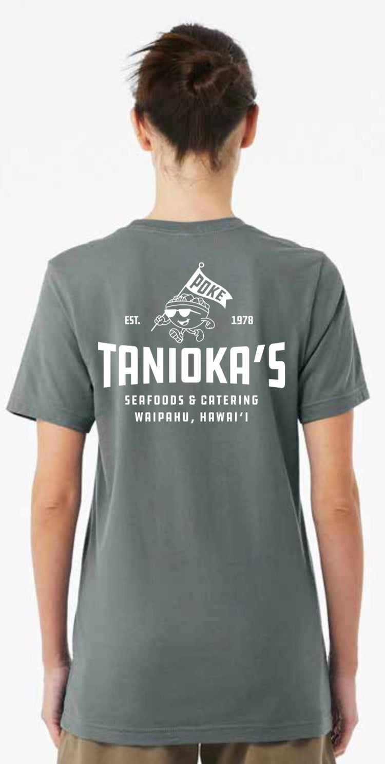 Tanioka's Poke Bowl Character T-Shirt Blue Storm
