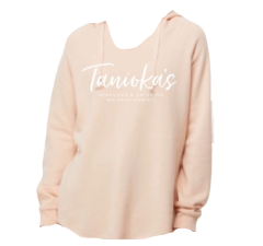 Tanioka's Women's Hoodie SCRIPT Blush
