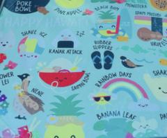 Eden In Love Car Shade Happy Hawaii Mint