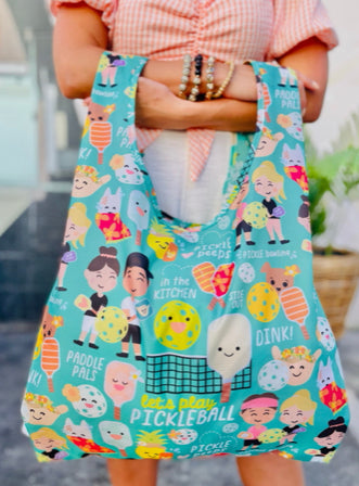 Bags Eden In Love Nylon Let's Play Pickle Ball