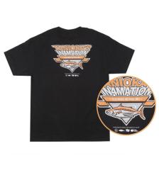 Tanioka's X In4Mation T-Shirt Logo Black w/Orange