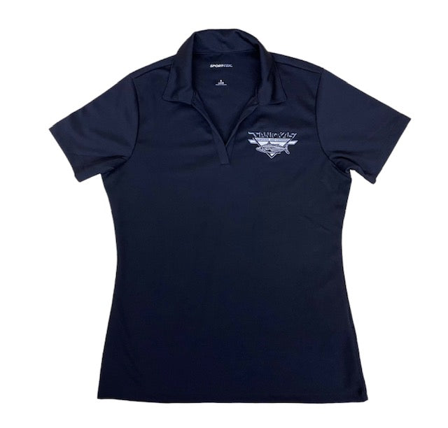 Tanioka's Lady's Logo Polo Black