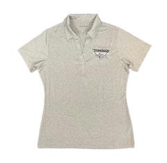 Tanioka's Lady's Logo Polo Heather Gray