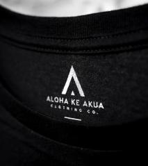 Aloha Ke Akua Shirt Mahalo Ke Akua Black