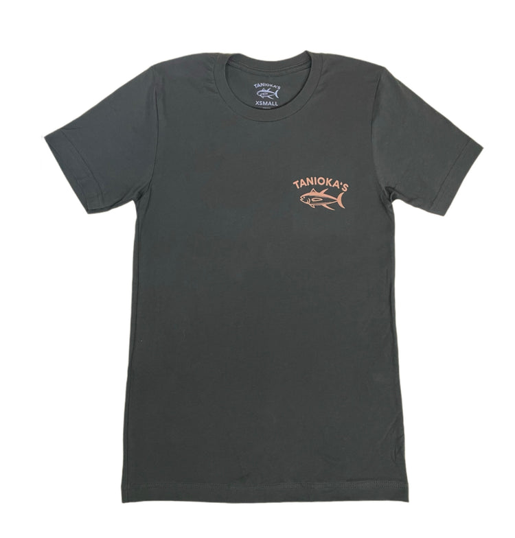 Tanioka's Serving Hawaii Since 1978 Adult T-Shirt Olive