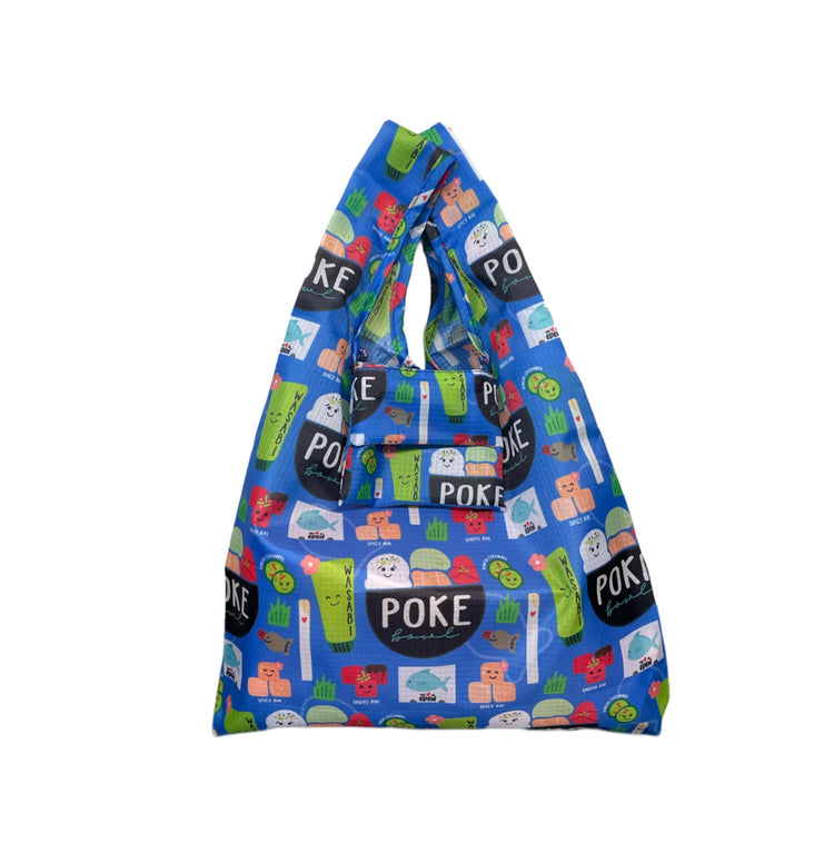 Bags Eden In Love Nylon Poke Bowl Blue