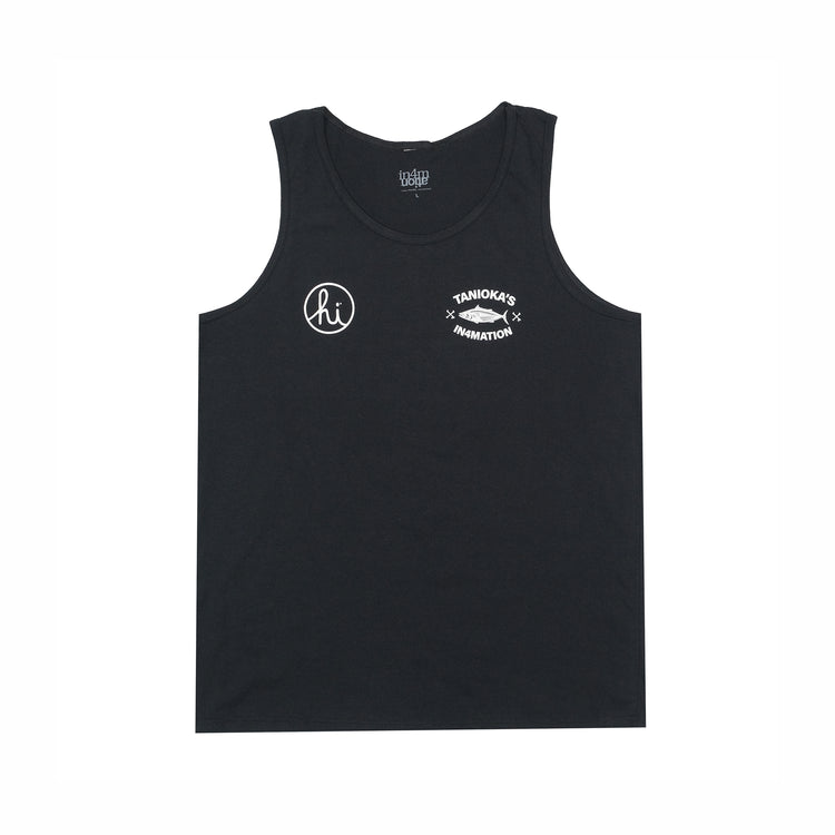 Tanioka’s X In4Mation Tank Top Logo Black w/Orange