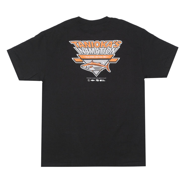 Tanioka's X In4Mation T-Shirt Logo Black w/Orange