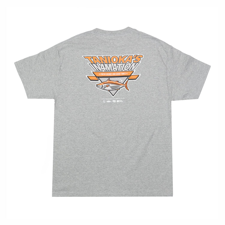 Tanioka's In4Mation Adult Logo COLLAB T-Shirt Gray
