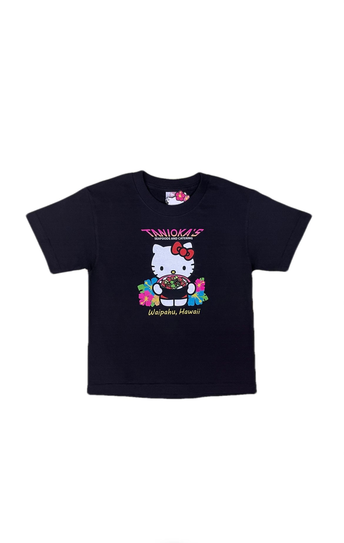 Taniokas Marketplace Hello Kitty Poke Bowl Girl's Shirt Dark Pink