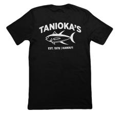 Tanioka's ESTABLISHED 1978 Adult T-Shirt Black w/Gray Lettering