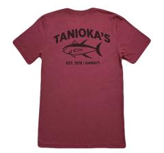 Tanioka's ESTABLISHED 1978 Adult T-Shirt Cardinal
