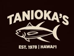 TANIOKA'S Long Sleeve T-Shirt EST Black w/Gray Lettering