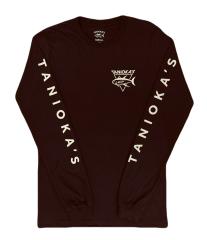 TANIOKA'S Long Sleeve T-Shirt NEW Black w/Gray Lettering