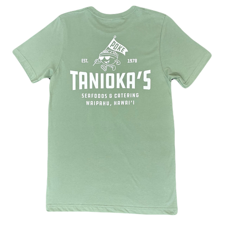 Tanioka's Poke Bowl Character T-Shirt Sage