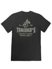 Tanioka's Poke Bowl Character T-Shirt Black w/Gray Lettering
