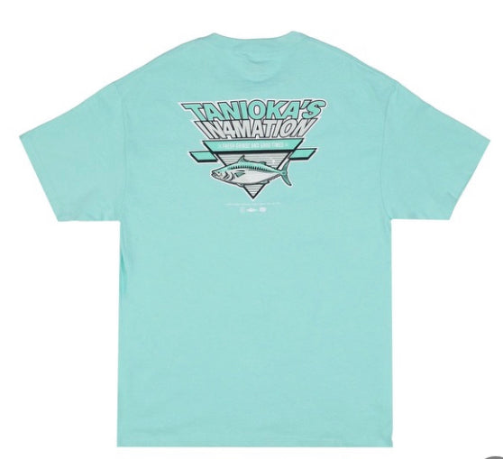 Tanioka's & In4Mation T-Shirt Collab Light Turquoise
