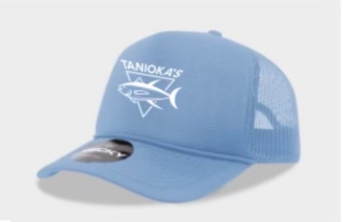 Pick Up Only No Shipping Tanioka's NEW Trucker Hat Light Blue
