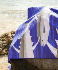 Tanioka's X Noho Home Ahi Travel/Beach Towel