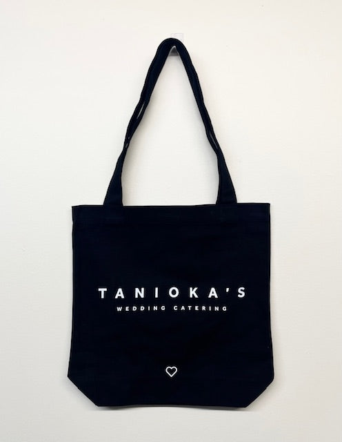 TANIOKA'S Canvas Tote Black Wedding Catering