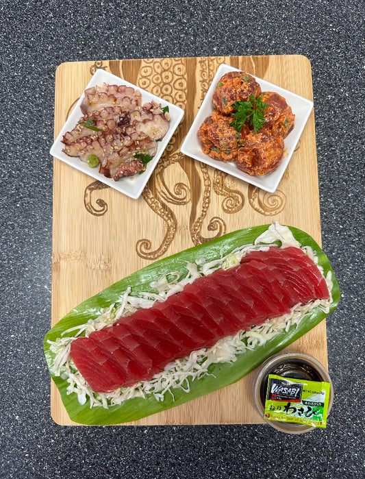 PICK UP ONLY (No Shipping) Charcuterie Board Tanioka's X Laha'ole He'e (Tako (Octopus))