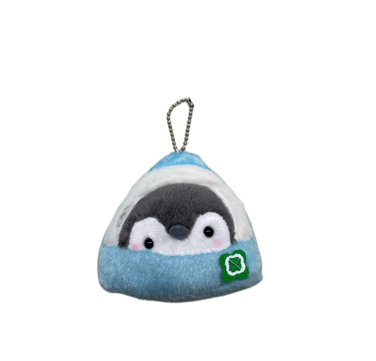 Keychain & Backpack Charm Penguin in Cosplay Milk Carton