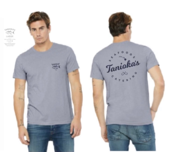 Tanioka’s NEW Tshirt "Circle " Heather Blue
