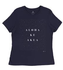 Aloha Ke Akua Women's T-shirt Nāhōkū Navy